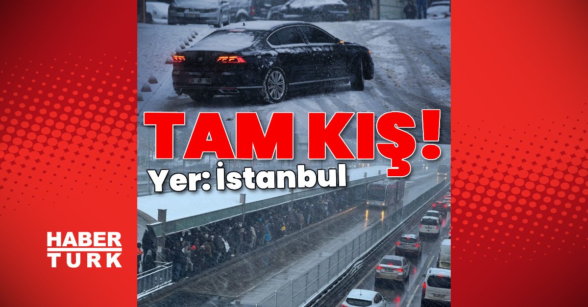 Tam kış! İstanbul bembeyaz! | Son dakika haberleri