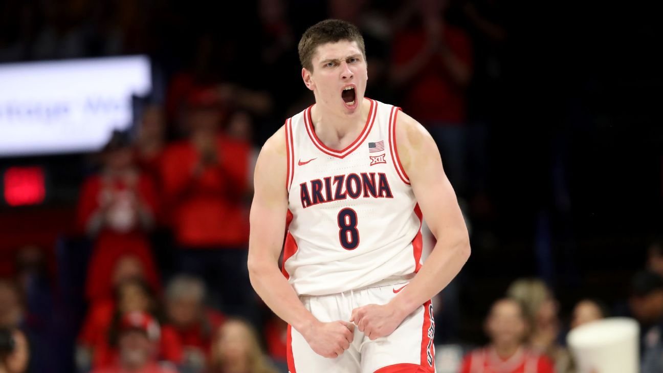 Arizona a unanimous No. 1 for first time in AP Top 25