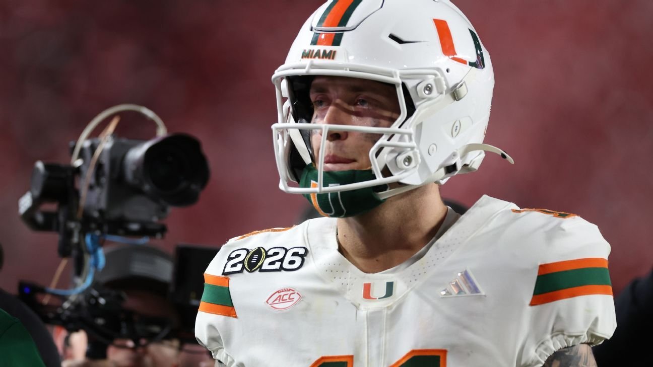Carson Beck shoulders blame after interception seals Miami’s loss