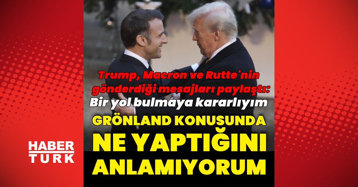 ABD Başkanı Trump Fransa Cumhurbaşkanı Macron’un gönderdiği mesajı paylaştı
