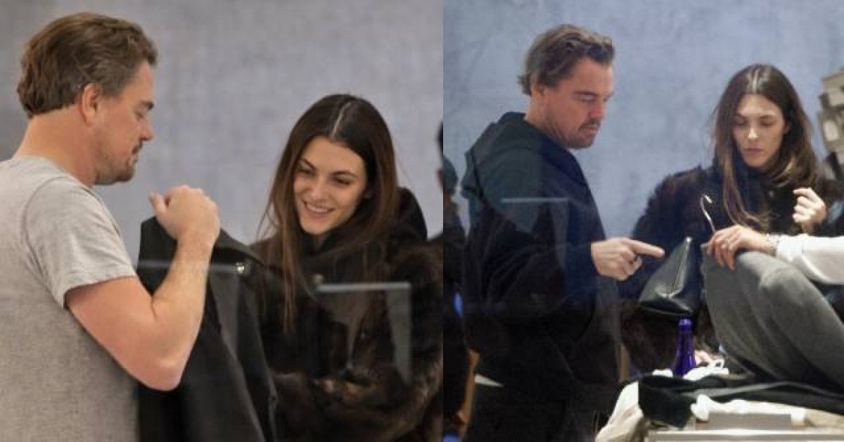 Leonardo Dicaprio’yu sevgilisi Vittoria Ceretti giydiriyor