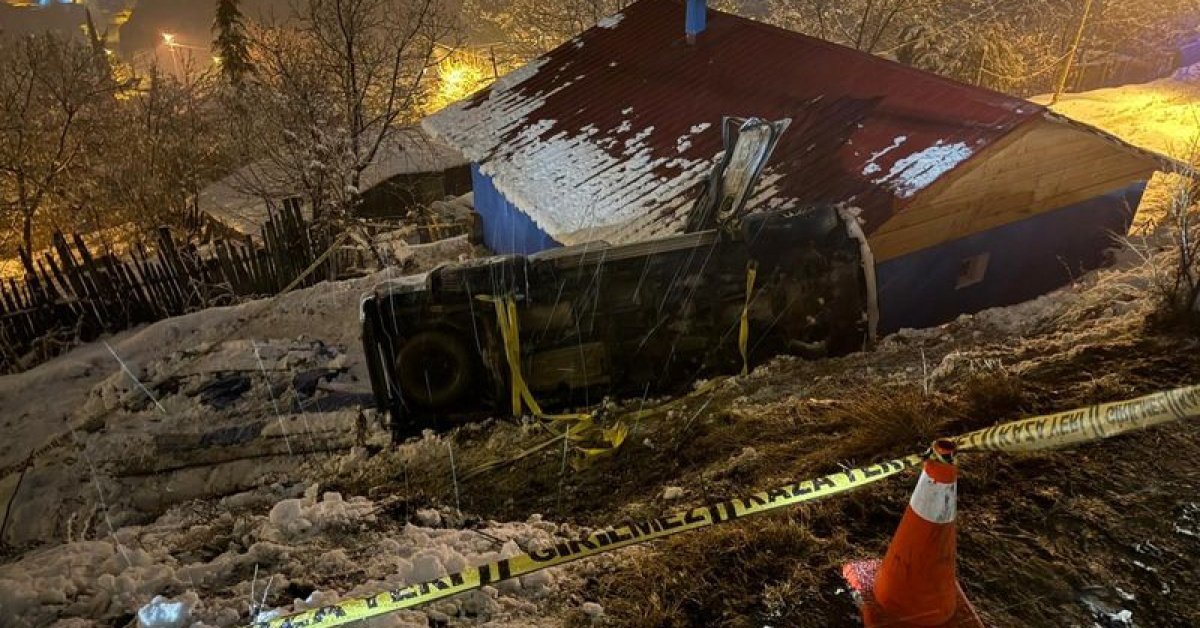 Son dakika: Artvin’de buzlu yol can aldı: 1 ölü