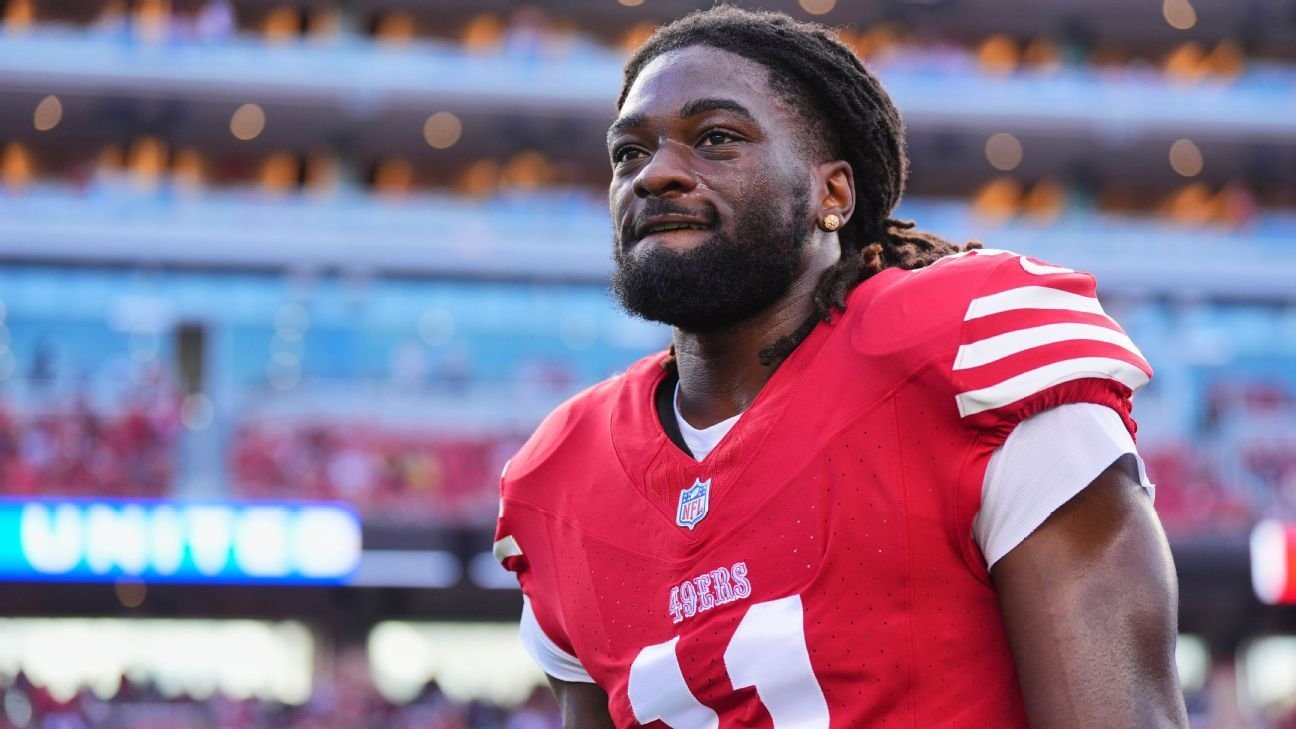 GM Lynch says WR Brandon Aiyuk has played last snap for 49ers