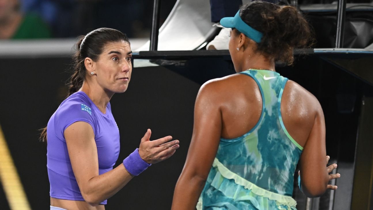 Naomi Osaka caught off guard by Cirstea’s frigid handshake