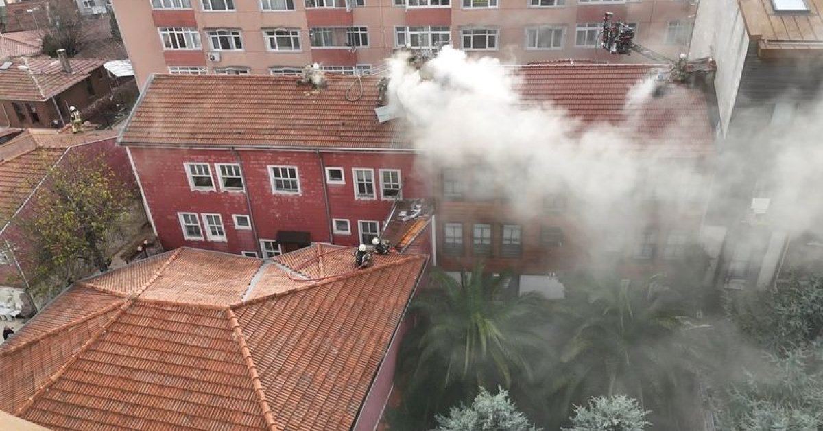 Fatih’te dergahta çıkan yangın itfaiye ekiplerinin müdahalesiyle söndürüldü