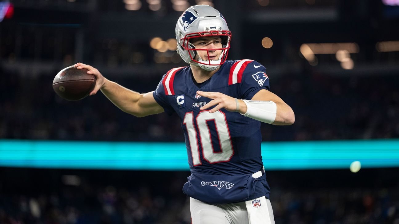 Patriots list Drake Maye as limited prior to Super Bowl practices