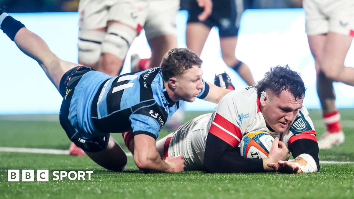 Ulster 21-14 Cardiff: Angus Bell scores superb try as hosts win in United Rugby Championship