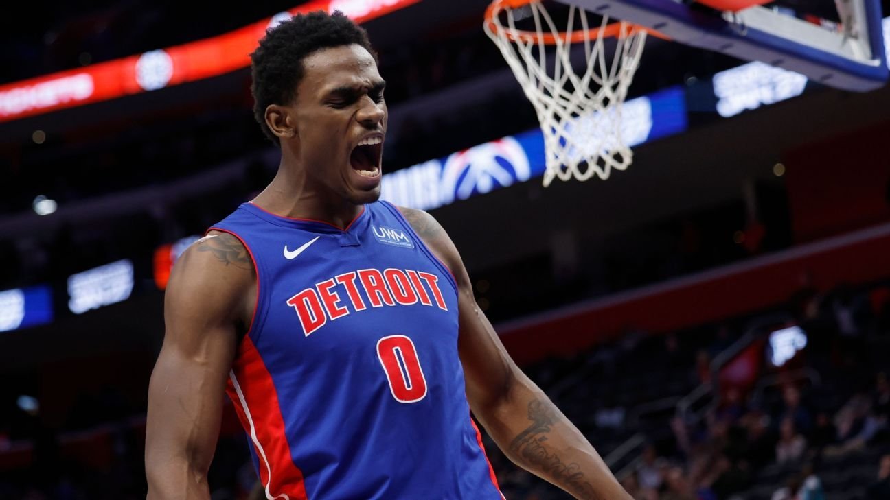 Sources: Pistons’ Jalen Duren joins NBA slam dunk contest