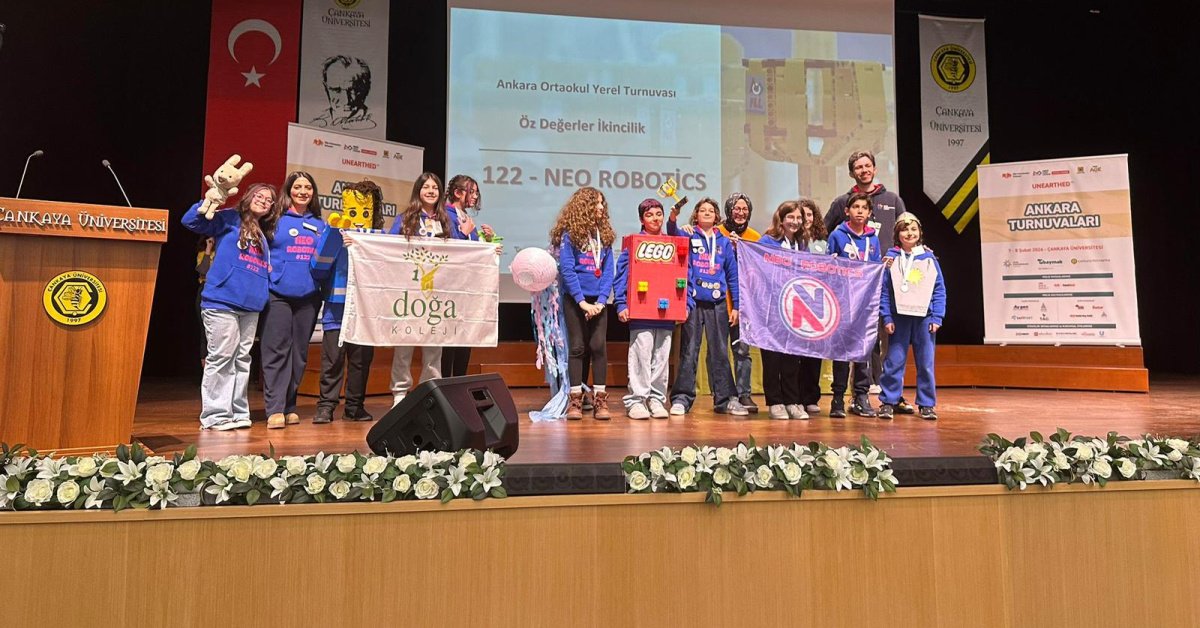 Doğa Koleji’nden First Lego League Challenge’ta Ankara’da Çifte Öz Değerler Başarısı