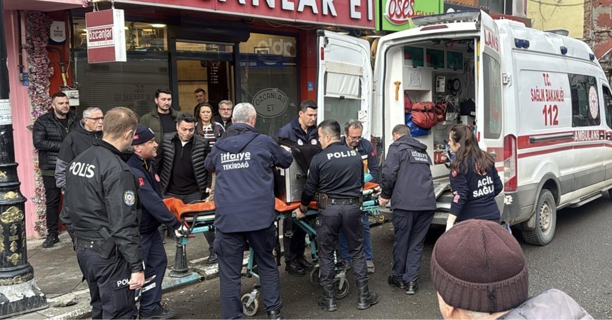 Kasapta elini kaptırdığı kıyma makinesiyle hastaneye kaldırıldı!