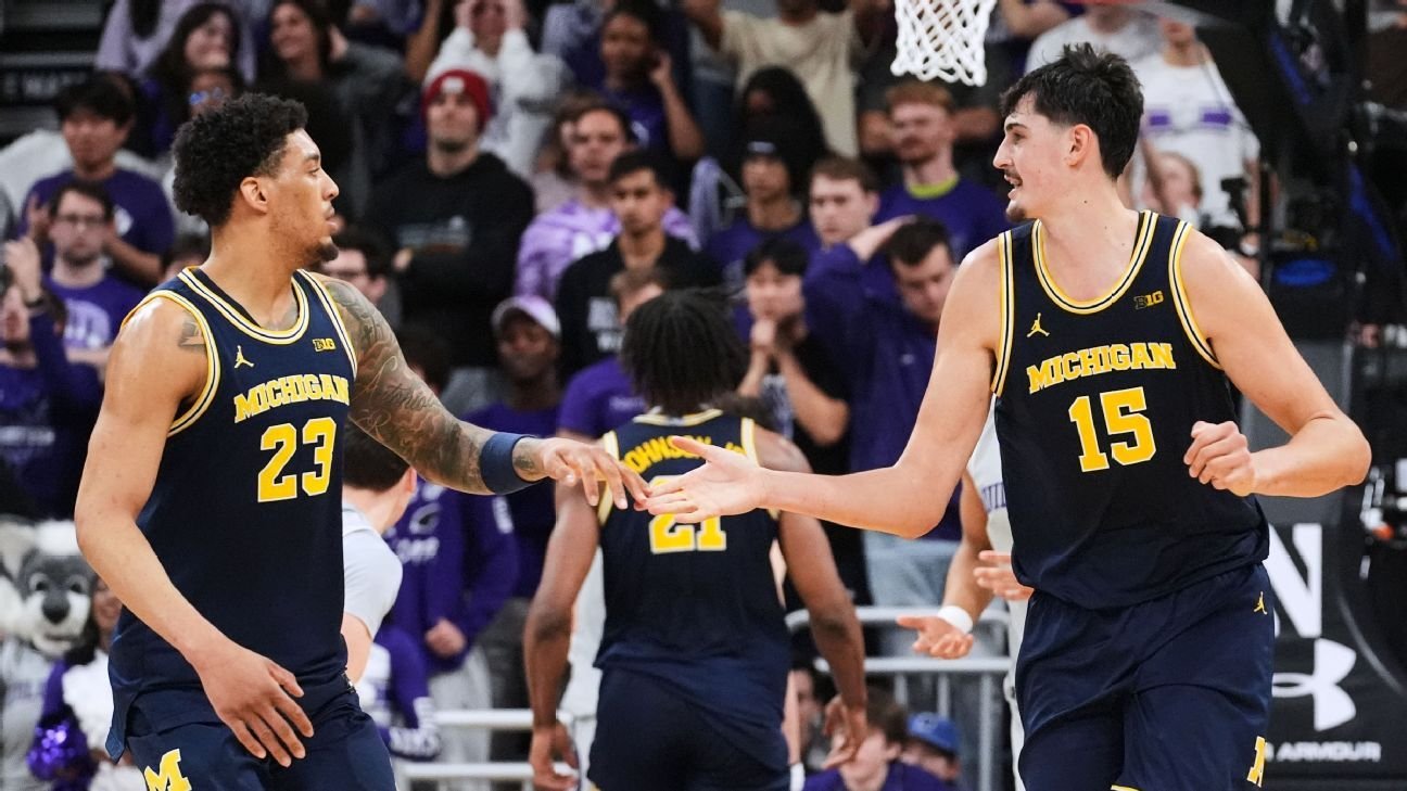 Men’s college basketball Power Rankings: The top 5 gets a big reshuffle