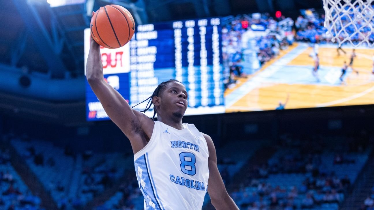 North Carolina hoops star Caleb Wilson out with fractured hand