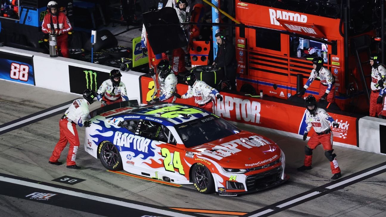 Wreck forces Byron into backup car for Daytona 500 three-peat bid