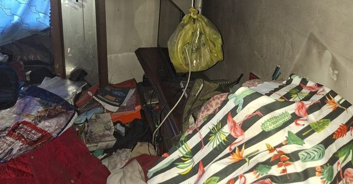 Yozgat’ta yaşayan bir vatandaşın evinden 10 ton çöp çıktı