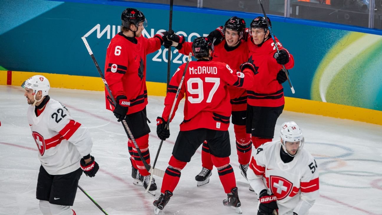 Grades, lessons from Canada’s Olympic hockey win vs. Switzerland