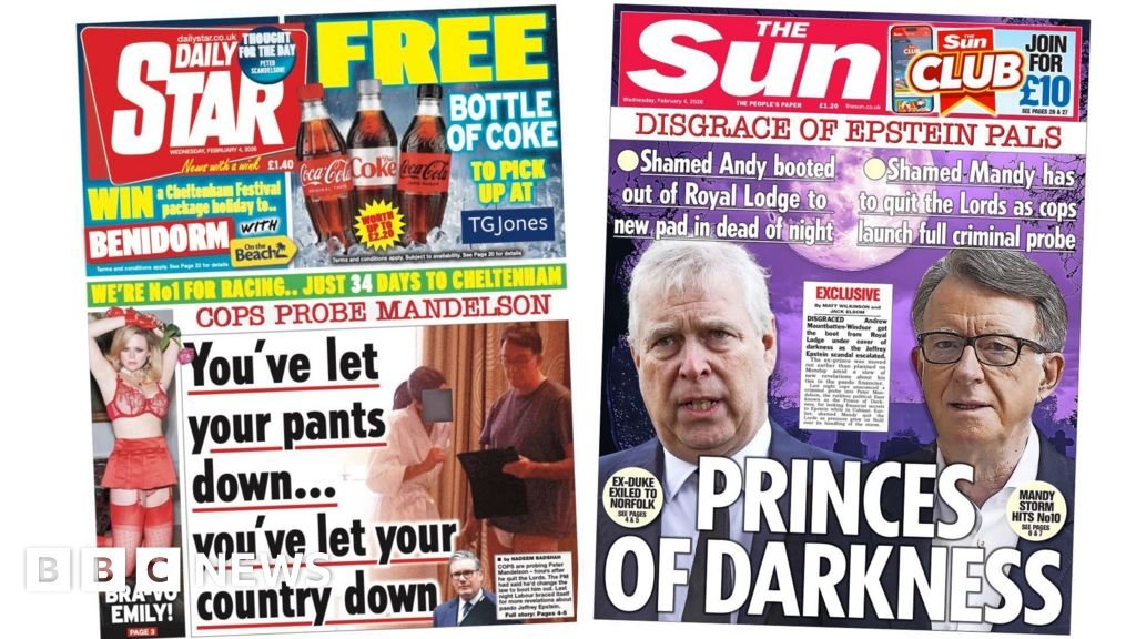 ‘Cops probe Mandelson’ and ‘Princes of Darkness’