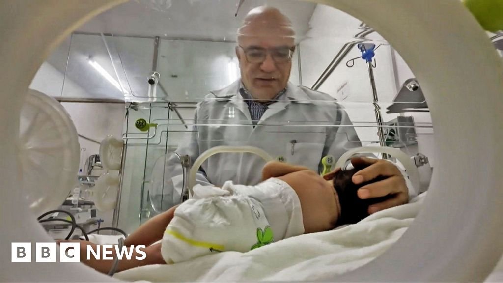 Inside Gaza hospital struggling to provide care to newborn babies