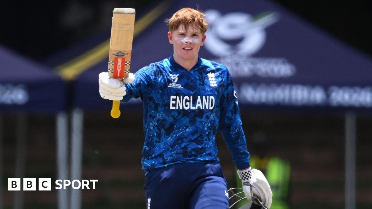 Under-19 Cricket World Cup: Thomas Rew century helps England reach final with 27-run over Australia