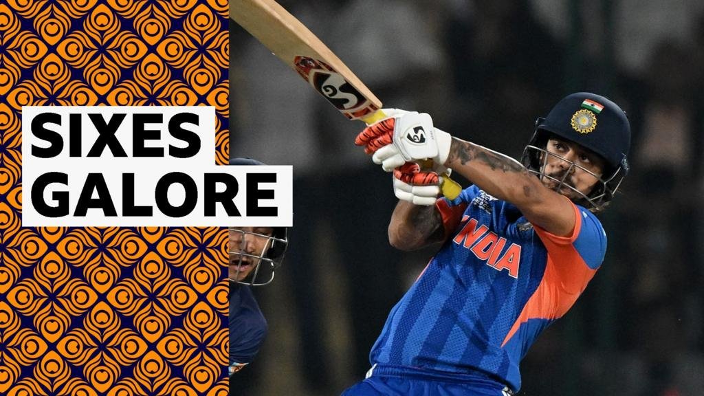 'Incredible' – India's Kishan hits four sixes in a row