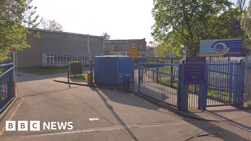Two boys stabbed in north London school