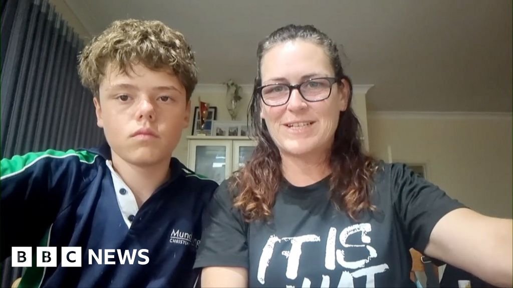 'I don't think I am a hero': Boy, 13, describes 'superhuman' swim to save family