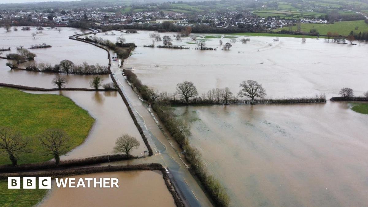 January rainfall in parts of UK breaks more than century-long record
