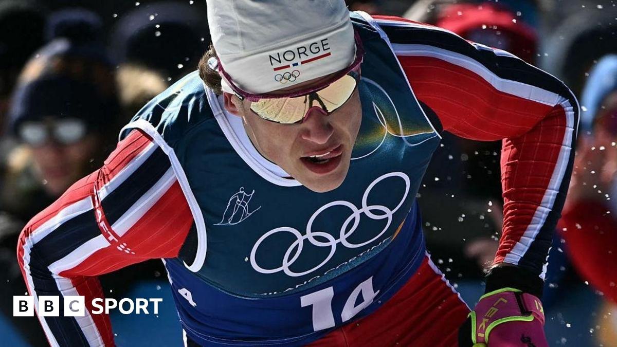 Winter Olympics 2026: Johannes Hoesflot Klaebo wins record ninth gold medal in cross-country skiing