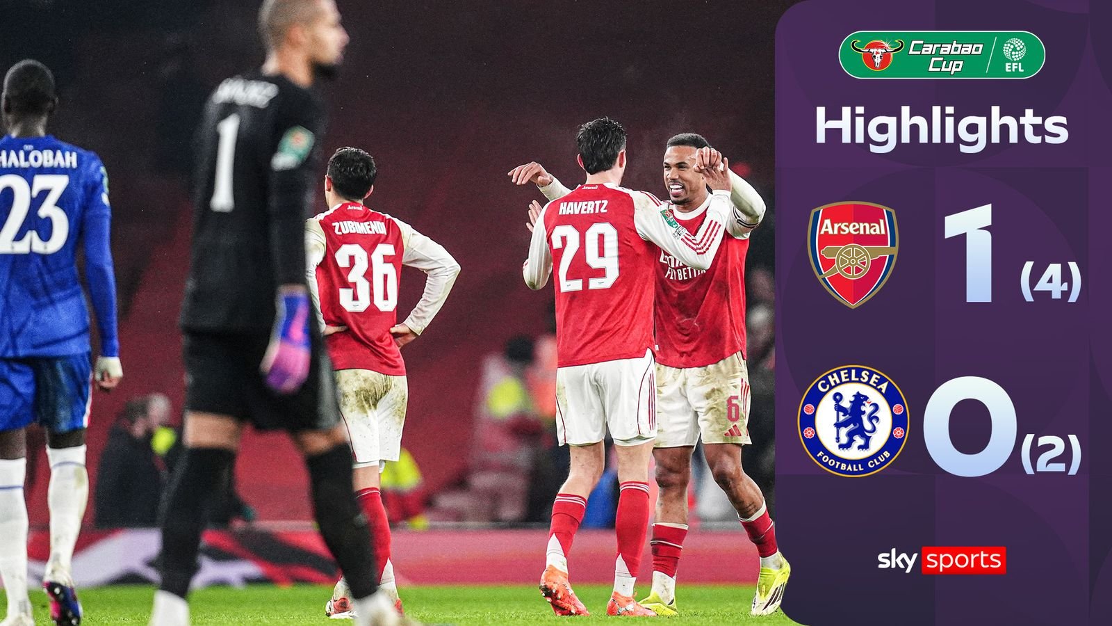 Havertz haunts Chelsea as Arsenal reach first cup final in six years